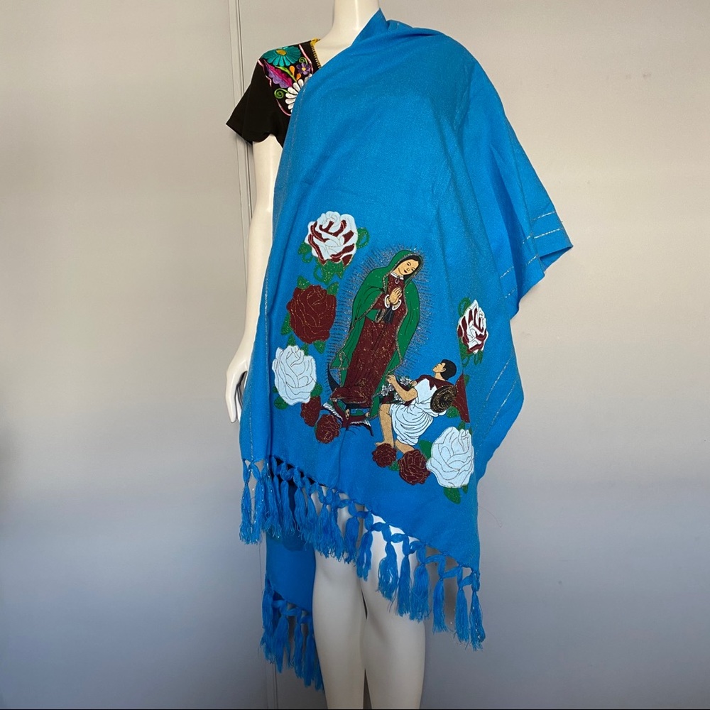 Virgin Mary Mexican Rebozo/ Virgen de Guadalupe